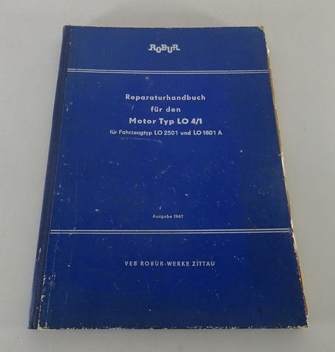 Werkstatthandbuch robur motor - werkstatthandbuch,