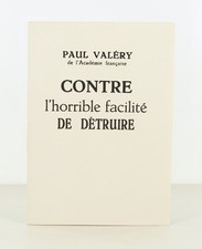 Paul VALÉRY - Gegen die