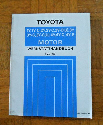Werkstatthandbuch toyota - toyota, 1y