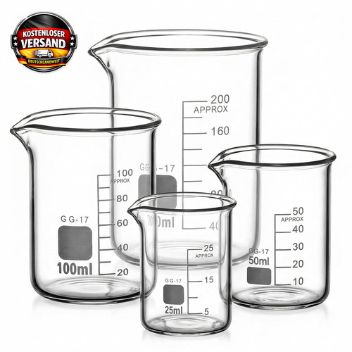 Labor messbecher set 200ml - labor, 25-200ml