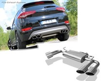 Edelstahl Duplex Sportauspuff