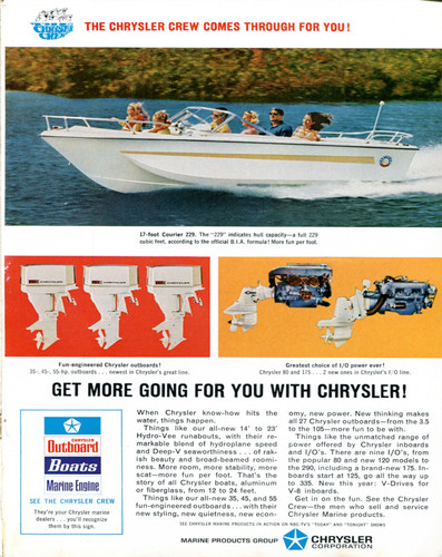 Chrysler marine 1960er - chrysler,