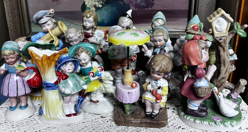 Konvolut 17x porzellan figuren - porzellan,