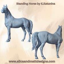 Stehendes pferd von kristina - pferd,