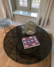 KNOLL OOTA Glastisch schwarz