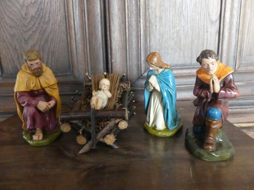 Antike krippenfiguren gips - antike,