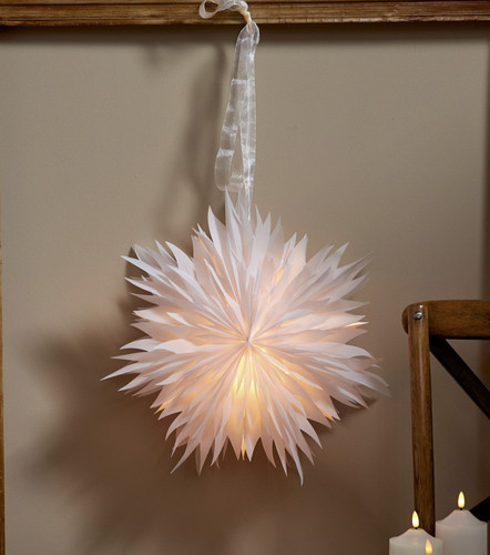 Papierstern eisblume - papierstern,