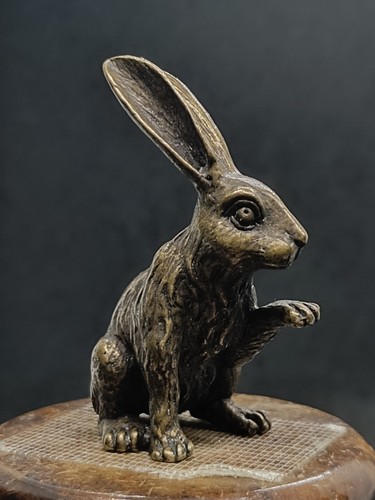 Antike vintage skulptur hase - skulptur,