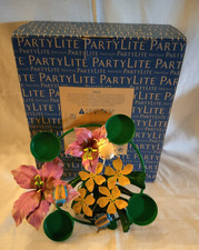 PartyLite Teelichtkranz Blütenpracht P93446 OVP