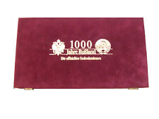 MÜNZKASSETTE "1000 JAHRE RUSSLAND" FÜR 24 MÜNZEN