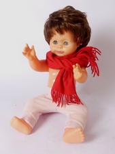 XL LISSI BAETZ PUPPE DOLL SCHLAFAUGEN GEMARKT  70/20  63 cm 70er