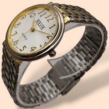 Bugor 32mm 1990er Quartz Made In Japan Miyota Lebrocantheure Uhr Vintage Watch