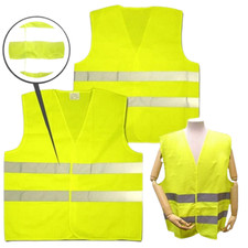 2/4er Set Warnweste Pannenweste ISO NORM/CE - Sicherheitsweste Unfallwesten