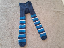 Süße dicke Baby Strumpfhose, 86/92, lupilu, dunkelblau gestreift, Frottee