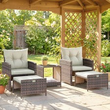 Outsunny Rattan Gartenmöbel