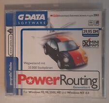 CD PowerRoute Generation 4 • für D - A - CH - Elsaß - Norditalien • G DATA 2001