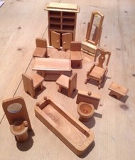 RESTPOSTEN HOLZ PUPPENSTUBE