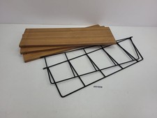 Stringregal Regal DDR 60er Jahre Deko Holz Metall Haushalt #2511038