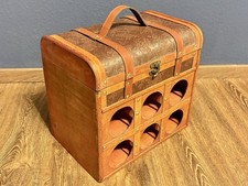 Weinkiste Weinregal Box Vintage Weinflaschenhalter Kiste Schnapsregal