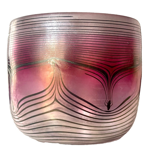 Eisch studio glas schale vase - eisch,