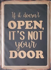 Metall Schild XL 30x40cm