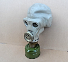 NVA Maske Gasmaske Affenmaske Affengesicht Gr 3 NVA Latexmaske-stark gebraucht-