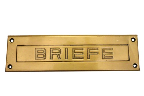 Antiker alter briefeinwurf - antiker,