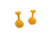 *Playmobil* 2x Geldsack, Beutel in gelb *Ritterburg 3747, 3794, 3799, 3665 3802*