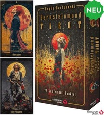 Bernsteinmond Tarot - 78 Tarotkarten und 80-seitiges Booklet Bartkowski, Hepie: