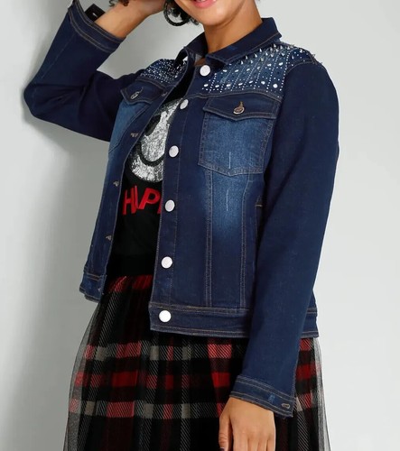 Jeansjacke jacke damenjacke - jacke,