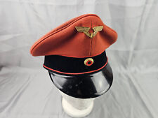 (AF10) Schirmmütze Bahnhofsvorsteher DB Deutsche Bundesbahn Dienstmütze Mütze 56