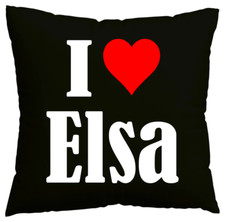 Kissenbezug I Love Elsa Ich