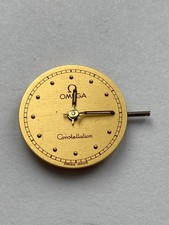Zifferblatt Omega Constellation mit Zeiger und Werk ETA 976.001.