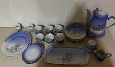 Christineholm Exclusive Edition  Kaffeeservice 26-teilig  Winter Blau Weiss 