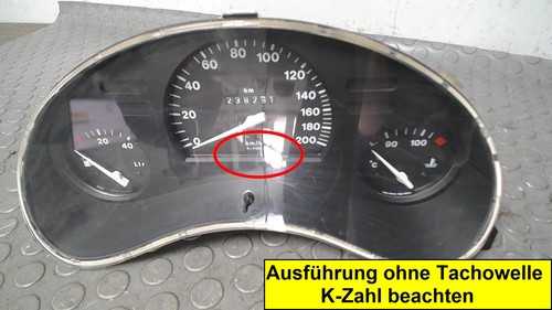 Tachoeinheit opel corsa - opel, 12