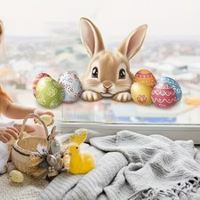 Fensterbild Osterhase mit