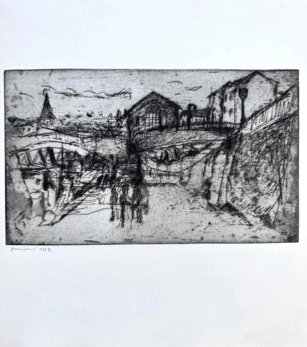 Rolf zander original radierung - zander,