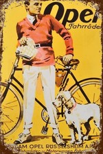 Blechschild OPEL FAHRRÄDER 30