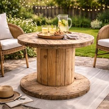 Kabeltrommel Natur gebraucht