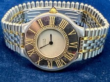 CARTIER de must 21 Edelstahl Herrenuhr Unisex Uhr 33mm #07