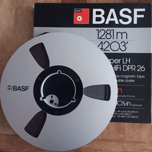 Tonbandspule basf 5 - tonbandspule, 26,5