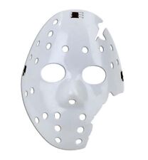 Hockeymaske weiß Lochmaske Hockey Maske Halloween Horror Kostüm 129032413