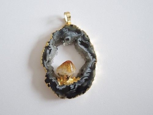 Anhänger achat geode - achat?,