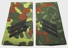 KLETT Rangabzeichen Hauptgefreiter  schwarz/flecktarn Schulter Klappen Schlaufen