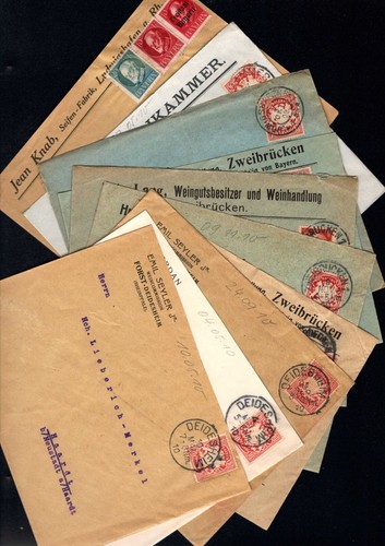 Bayern 1910 14 belege - ,
