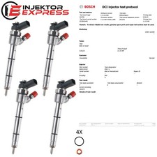 4x 0445110167 Einspritzdüse Injektor MERCEDES-BENZ A-B Klasse A6400700787