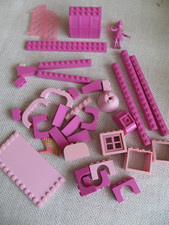 38 Teile Lego Steine Platten Sonderteile  pink rosa  Friends Mädchen - Konvolut