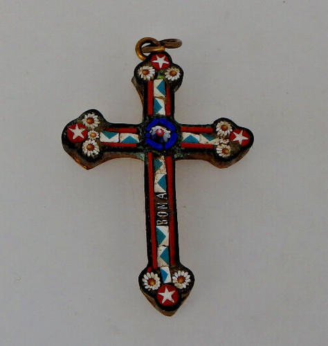 Italienischer anhänger kreuz - italienischer,