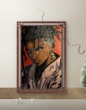 Samurai anime poster druck - samurai,