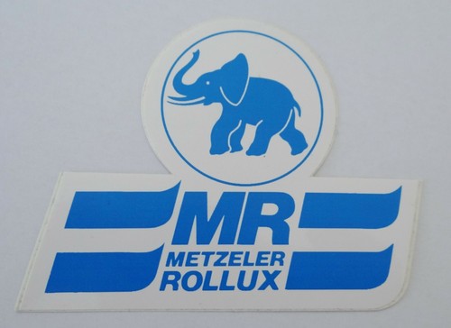 Werbe aufkleber metzeler - mr,